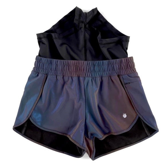 Flexliving Holographic Women's Running Shorts - Picture 2 of 12